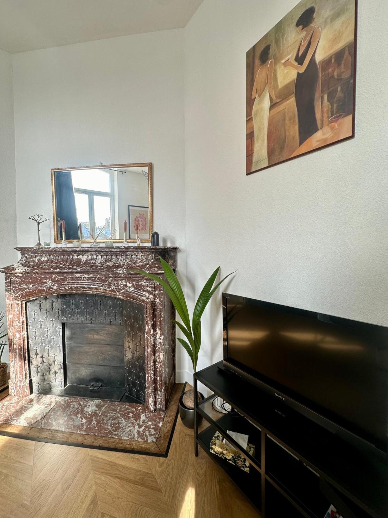 Spacieux Appt Haussmannien Parking Prive 阿棉 外观 照片